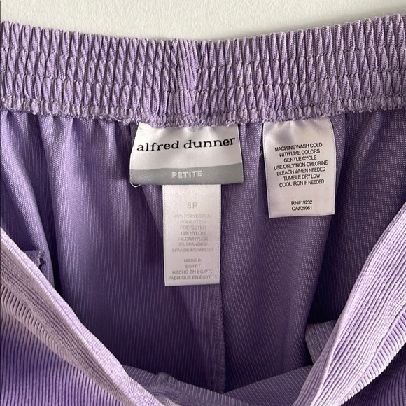 Purple Straight-Leg Pants - Picture 3 of 4